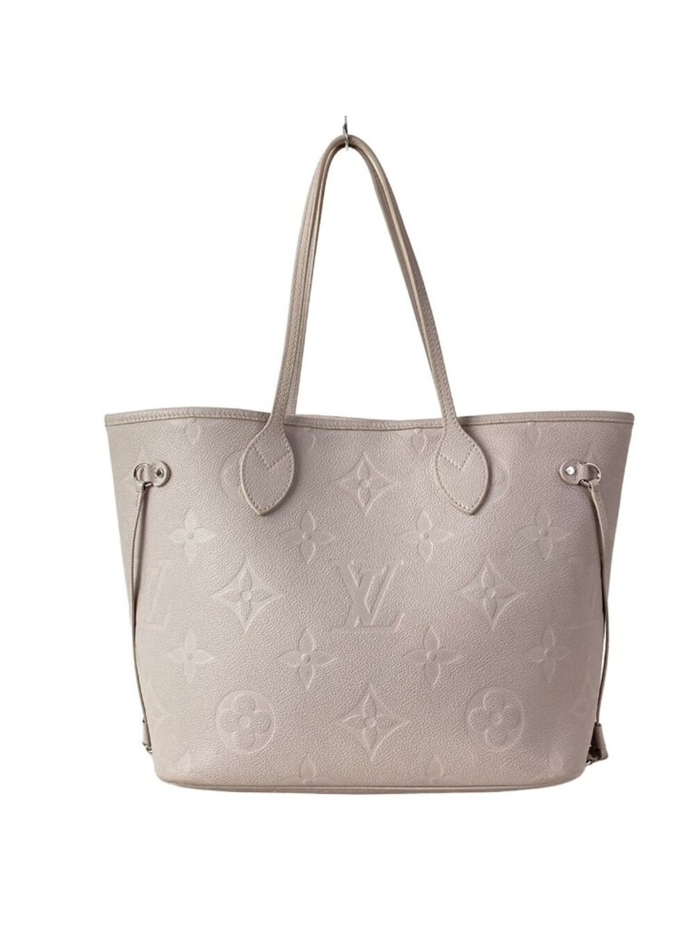 Louis Vuitton Tote Monogram Empreinte Neverfull MM Brume Leather Cowhide